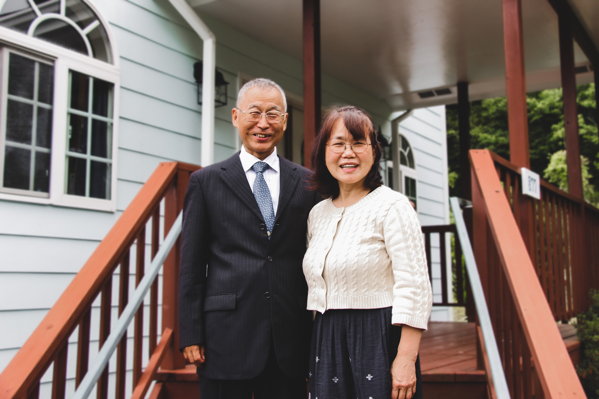 馬渡章光牧師と奥様